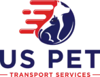 US Pet Transport Services logo - A symbol of excellence in pet transportation, providing safe and reliable journeys for your beloved pets. Trust us for professional and caring service. Explore our website to learn more about our offerings.